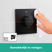 Hansgrohe ShowerSelect Comfort E Mitigeur thermostatique - encastré - 1 fonction - noir mat SW917882