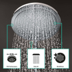 Hansgrohe Croma select s 280 showerpipe met badthermostaat chroom SW73191