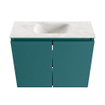 MONDIAZ TURE-DLUX Meuble toilette - 60cm - Smag - EDEN - vasque Ostra - position centrale - 1 trou de robinet SW1105128