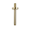 Bras de douche Caral Wiesbaden avec fixation au plafond 15 cm en laiton brossé SW373435