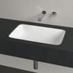 Villeroy & boch architectura lavabo à poser 62x42x18cm rectangle avec trou de trop-plein céramique blanc alpin brillant SW762398
