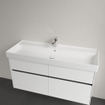 Villeroy & Boch Collaro lavabo à poser sur meuble - 120x47cm - avec trop-plein 1 trou de robinet CeramicPlus stone white SW358339