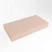 Mondiaz TOP 46 Plan sous vasque - 90x46x12cm - compatible comme plan de meuble - solid surface - Rosee SW1022056