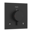 Hansgrohe Ecostat Comfort E mitigeur thermostatique encastré - 2 fonctions - avec partie encastrée - noir mat SW1481450