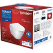 Duravit D-Neo WC suspendu avec abattant 37x48x40cm Blanc Brillant SW544307