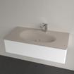 Villeroy & Boch Antao Vasque à poser sur meuble - 100 x 50 x 15 cm - Almond CeramicPlus - sans trop-plein SW917884
