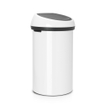 Brabantia Touch Bin Afvalemmer - 60 liter - wit SW1117335