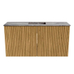 Mondiaz JOYA-DLUX 80cm meuble de salle de bains - couleur Oak - Vasque FAYE position Milieu 1 trou de robinet couleur Sombra. SW1424234