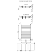 Plieger Florian Nxt designradiator enkel horizontaal 722x500mm 391W mat wit 7255059