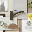 GROHE Start Keukenkraan - laag - zwart mat SW811177