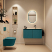 MONDIAZ TURE-DLUX Meuble toilette - 100cm - Smag - EDEN - vasque Frappe - position centrale - 1 trou de robinet SW1103024