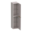 BRAUER Elevate armoire de salle de bains - 160x35x35cm - hors poignées rapportées - 2 portes - ouvrant à gauche ou à droite - sable mat SW1200002