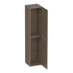 BRAUER Elevate armoire de salle de bains - 160x35x35cm - sans poignées rapportées - 2 portes - ouverture à gauche ou à droite - moka mat SW1200060
