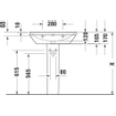 Duravit D-Neo lavabo 65x44x17cm 1 trou de robinet rectangulaire Céramique Blanc SW640438