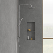 Villeroy & Boch Universal Showers Système de douche à trois fonctions pour montage mural - chrome SW974394