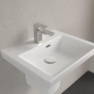 Villeroy & Boch Subway 3.0 lave-mains 50x40x14.5cm - avec 1 trou de robinet et trou de trop-plein Stone Blanc Ceramic+ SW701527