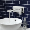 Crosswater Verge robinet de lavabo encastré bec 21 cm chromé SW648420
