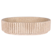 Differnz Ribba vasque - 50x38x12cm - marbre - beige SW1566360