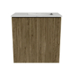 Mondiaz JOYA-DLUX Meuble de toilette 40cm - couleur Dusk - Lavabo FAYE position Droite 1 trou de robinet couleur Opalo. SW1423277