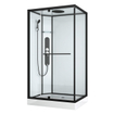 Allibert La Paz Cabine de douche 120x90cm rectangulaire Aluminium Chrome SW734705