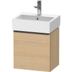 Duravit D-Neo wastafelonderkast 43.4x44x32.2cm Rechtsdraaiend 1 deur Natuur eiken Mat SW640589