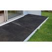 Terravito Dalora carreau mural et de sol - 60x60cm - 9mm - carré - rectifié - effet béton - noir mat SW536640