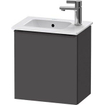 Duravit D-neo Meuble sous vasque 41x27.4x44cm 1 porte Graphite mat SW640863