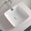 Villeroy & Boch Artis vasque à poser - carrée 41x41x12.5cm - sans trou de robinetterie sans trop-plein powder SW68854