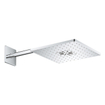 GROHE Rainshower SmartActive 310 Cube hoofddouche - 31x31cm - vierkant - wandarm 43cm - 2 straalsoorten - chroom SW108081