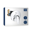 Grohe Swift QuickFix Mitigeur baignoire - encastrable - avec inverseur - chrome SW1028184