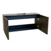 Mondiaz JOYA-DLUX 90cm toiletmeubel - kleur Shadow - Wastafel FAYE positie Midden 1 kraangat kleur Sombra. SW1425202