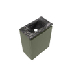 MONDIAZ TURE-DLUX meuble de toilettes 40 cm Army. Lavabo EDEN Lava position centrale. Sans trou de robinet. SW1103682