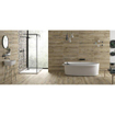 SAMPLE Ceralto Lazaro Grain Vloer- en wandtegel 22x84cm 9.3mm R10 porcellanato Natural SW912207