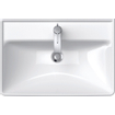 Duravit D-Neo lavabo avec WonderGliss 65x44x17cm 1 trou de robinet rectangulaire Céramique Blanc SW640532