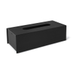 Zack Puro boîte à mouchoirs rectangulaire noir acier inoxydable SW538595