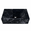 Mondiaz TYNE Fontein - 40x23x12cm - wasbak Links - zonder kraangaten - solid surface - Lava SW1176996