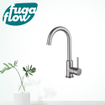 FugaFlow Eccelente Sobrado Badkamer keukenkraan - draaibare uitloop - PVD - geborsteld RVS SW1124102
