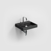 Clou Wash Me lavabo 50x42cm sans bonde Céramique Noir mat SW9255