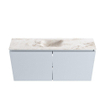 MONDIAZ TURE-DLUX 100cm meuble de toilette Clay. EDEN lavabo Frappe position milieu. Sans trou de robinet. SW1102699
