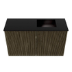 Mondiaz JOYA 70cm toiletmeubel - kleur Shadow - Wastafel FAYE positie Rechts 1 kraangat kleur Urban. SW1421538
