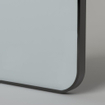 Saniclass Retro Line 2.0 Square Spiegel - 120x120cm - vierkant - afgerond - frame - mat zwart TWEEDEKANS OUT12437