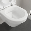 Villeroy & Boch Architectura Combi Pack WC suspendu à fond creux sans bride 35x48cm avec abattant softclose et quick release blanc 1025286