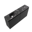 MONDIAZ TURE-DLUX Meuble toilette - 100cm - Urban - EDEN - vasque Lava - position gauche - 1 trou de robinet SW1103643