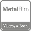 Villeroy & Boch Architectura douchebak 100x90x1.5cm metalrim antraciet SW28835
