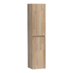 BRAUER Solution Badkamerkast - 160x35x35cm - 2 links- rechtsdraaiende deur - hout - grey oak SW392923