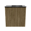 Mondiaz JOYA-DLUX 40cm toiletmeubel - kleur Dusk - Wastafel FAYE positie Rechts Zonder kraangat kleur Lava. SW1423236