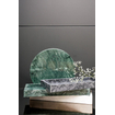 Wellmark plateau rond en marbre plat 24cm rond en marbre vert SW798071