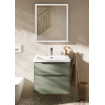 Villeroy & boch subway 3.0 lavabo de meuble 65x47x16.5cm rectangle 1 trou pour robinet avec trou de trop-plein pierre blanc mat céramique+ SW701565