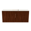 Mondiaz JOYA-DLUX 90cm meuble de salle de bains - couleur Ruby - Vasque FAYE position Milieu Sans trou de robinet couleur Meli. SW1425356