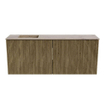 Mondiaz JOYA-DLUX 100cm meuble de salle de bains - couleur Dusk - Vasque FAYE position Gauche Sans trou de robinet couleur Arena. SW1425763